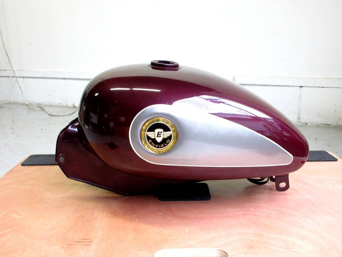 未使用? Enfield ロイヤル エンフィールド ガソリン ペトロール タンク ～1994 ティアドロップ型タンク 約W52cm D32cm H27cm