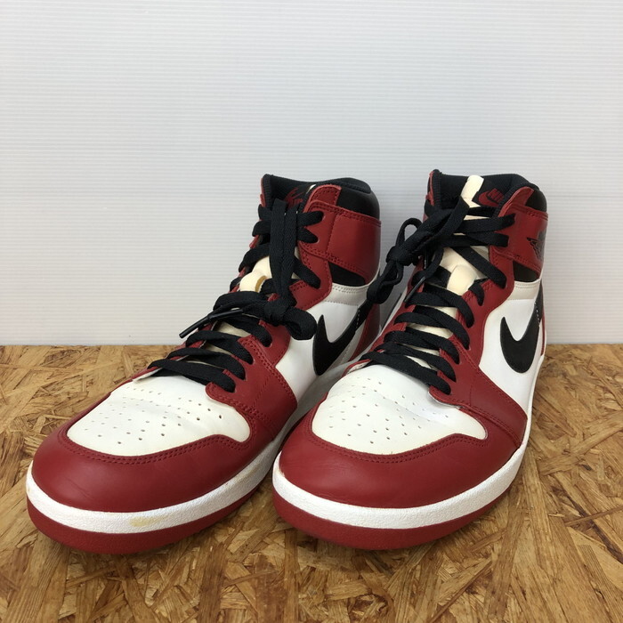 超美品 NIKE メンズ スニーカー AIR JORDAN 1.5 High The Return Chicago 768861-601 レッド サイズ 29.0cm [jgg]