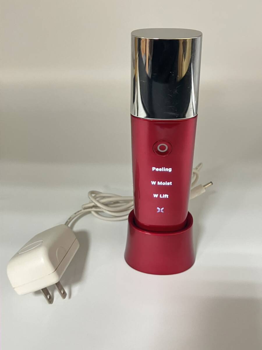 【1550】中古 MSMK COSBEAUTY アクリルピーリングプロ CB-018 ワインレッド 動作確認済み 通電OK 動作OK 美容 美容機