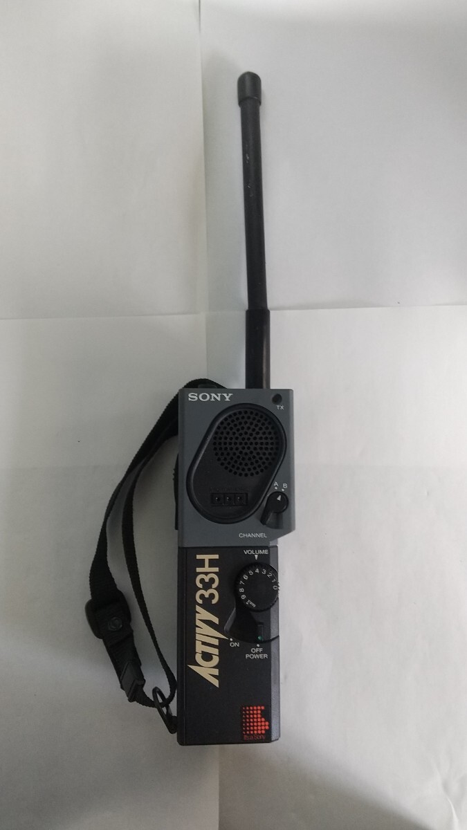 K643 SONY ICB-33H ACTIVY 33H WIDE BANND RECEIVER トランシーバー/無線機/受信機/ソニー 動作未確認 現状品 JUNK 