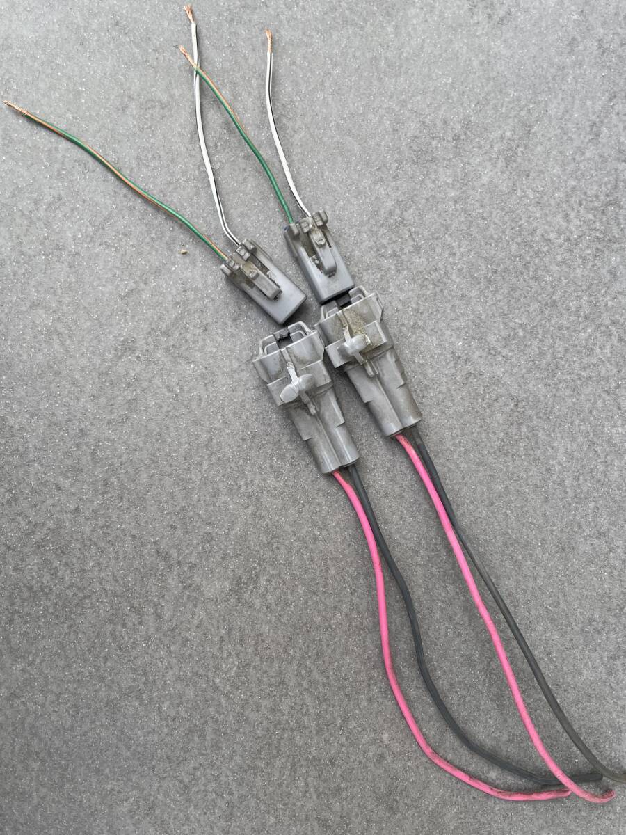トヨタ 純正 フォグランプ 配線 カプラー付き ハーネス 加工 ＤＩＹ 自作 電気 電装 パーツ 切手 ハガキ可能