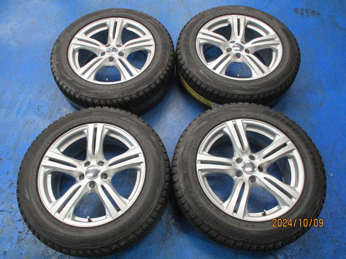中古スタッドレスホイールセット4本★アウディ　Q５など・ATS　ペガサス１８インチ・BS　ブリザック　DM-V１　２３５/６０－１８拍卖
