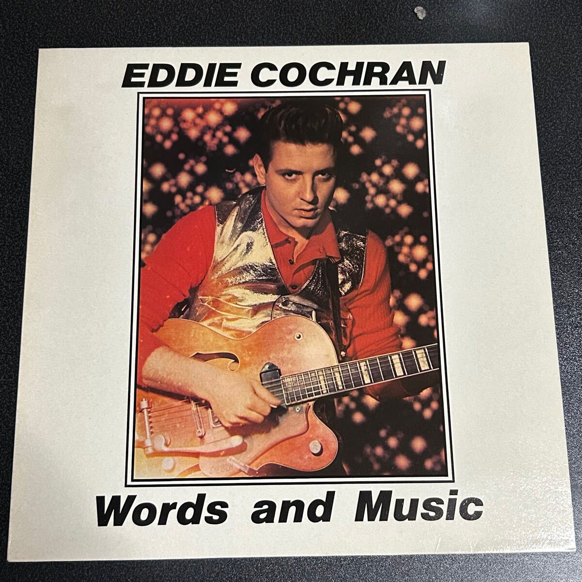 EDDIE COCHRAN「WORDS AND MUSIC」エディ・コクランROCKSTARイギリス盤LP