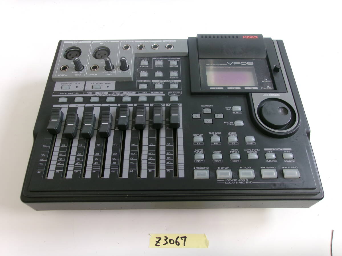 (Z-3071)FOSTEX デジタルマルチトラッカー VF08ND 通電確認のみ 現状品