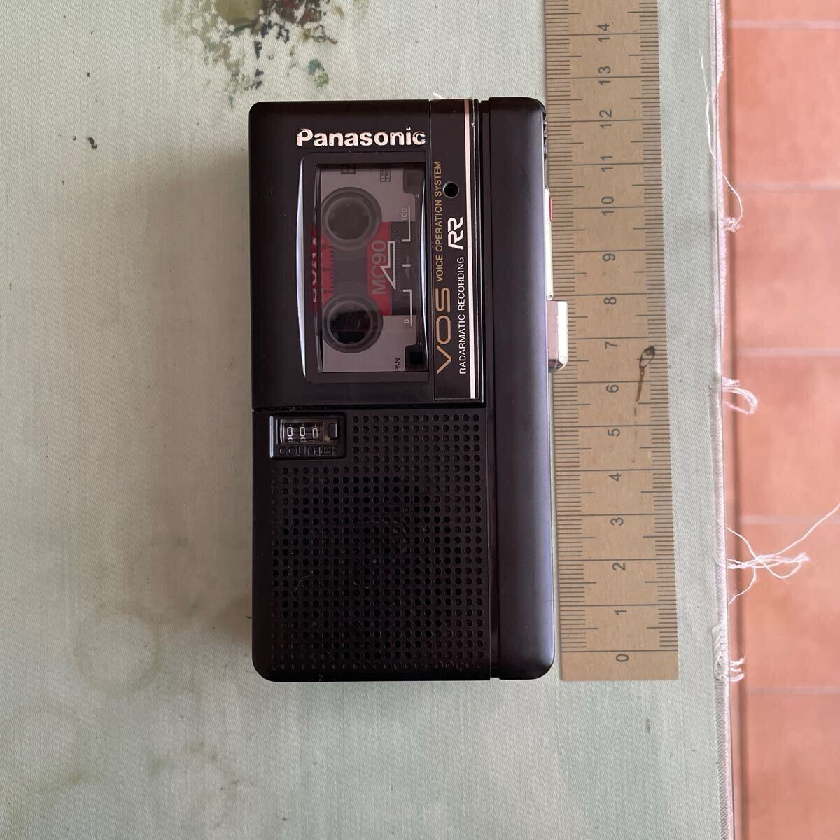 Panasonic パナソニック　MODEL RN-122 VOS voice operation system radamatic recording マイクロカセットレコーダー　ジャンク　レトロ