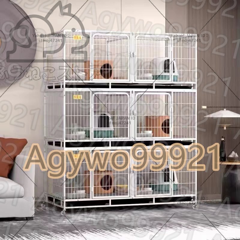 店長特選★見逃せない！3層犬フェンスペット犬小屋猫小屋犬用品家柵