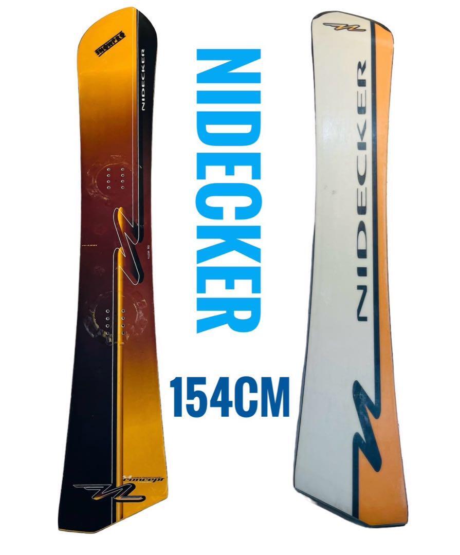 【良品】NIDECKER 154 レーシング ナイデッカー concept スノーボード