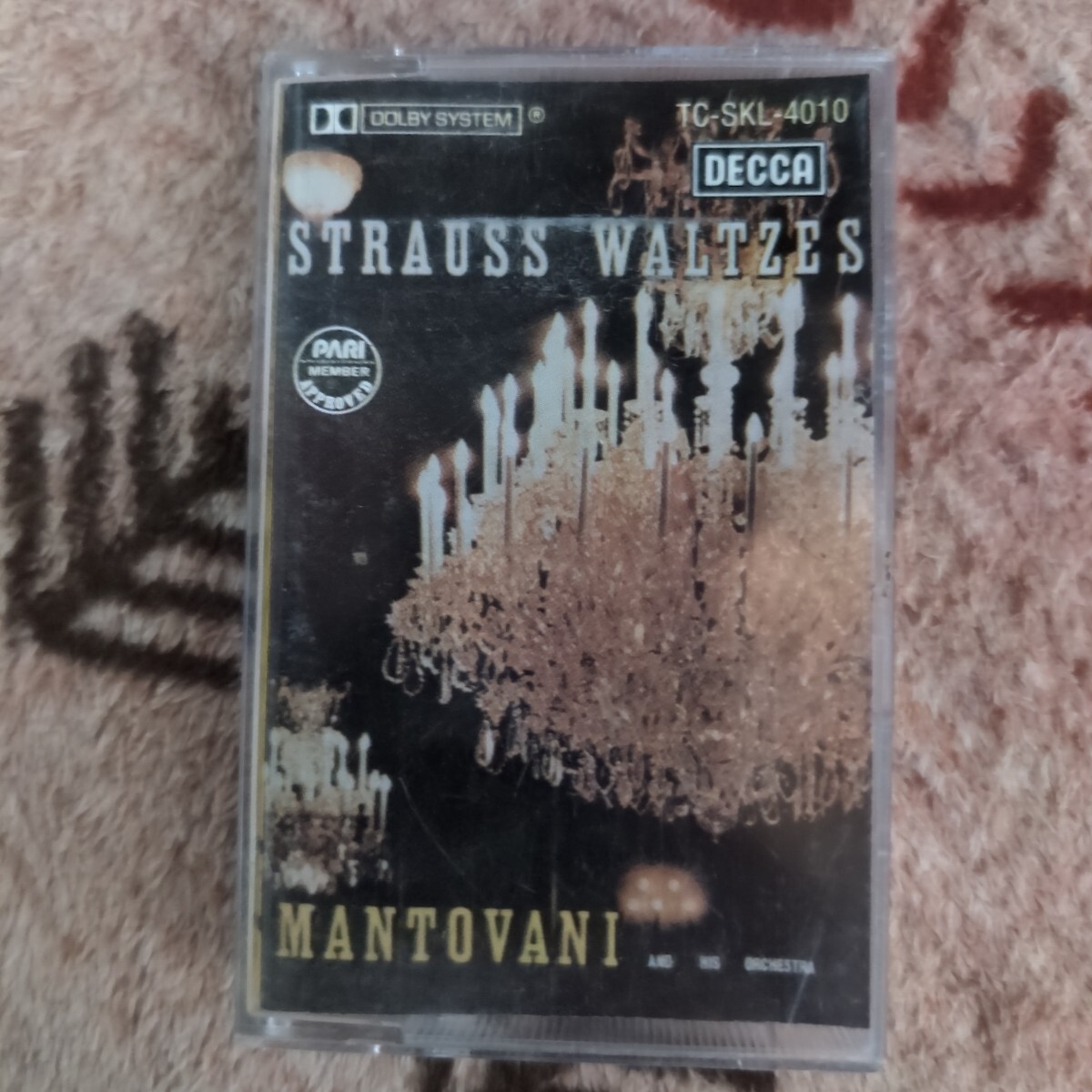MANTOVANI&His Orchestra/STRAUSS WALTZES カセットテープ ヨハン・シュトラウス二世