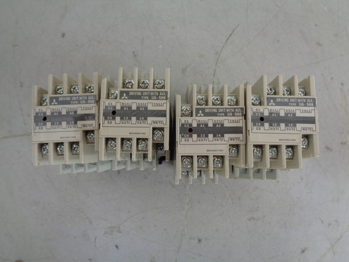 三菱電機 ミツビシ ソリッドステートコンタクタ用出力付駆動ユニット UA-SH8　4個