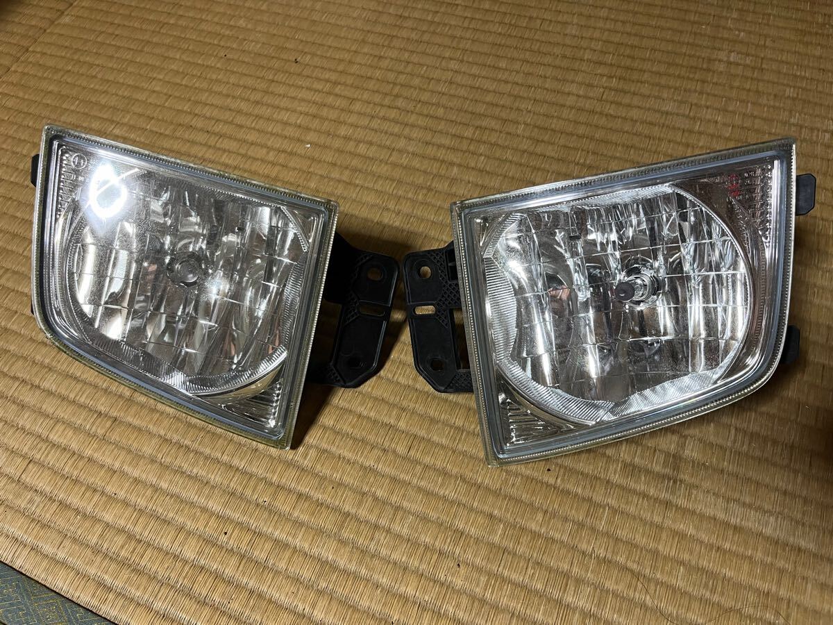 バルブ新品 レンズ磨き済み ホンダ HONDA ライフ ディーバ LIFE DIVA JC1 JC2 前期 後期 フォグランプ 左右セット 実働車外し