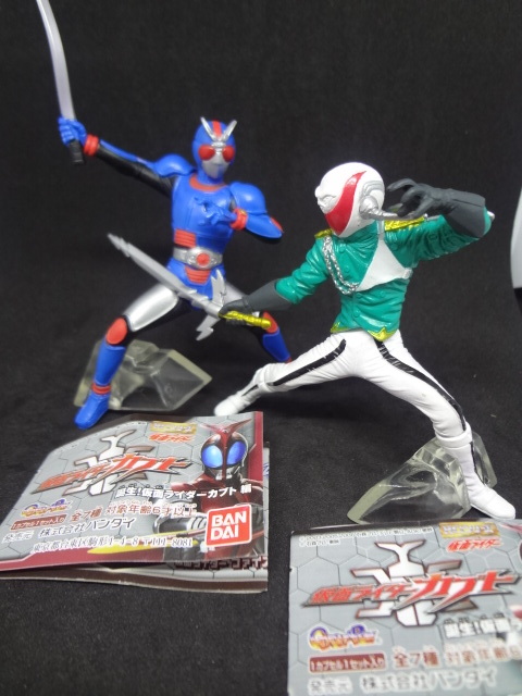 バイオライダー vs ボスガン セット　　HGシリーズ 仮面ライダー34 ～誕生！仮面ライダーカブト 編～