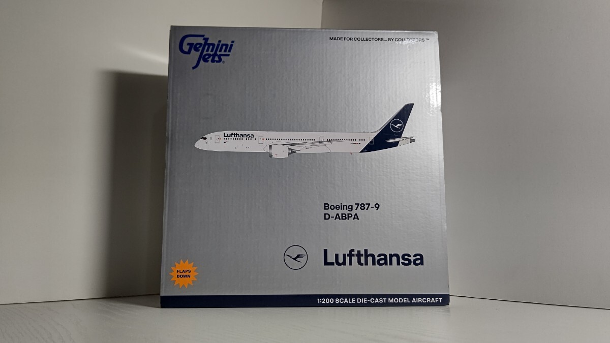 1/200 Gemini200 / Lufthansa ルフトハンザ航空 BOEING 787-9 D-ABPA FLAPS DOWN 旅客機