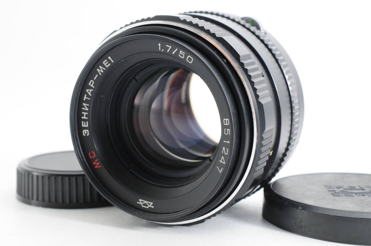 MC Zenitar-ME1 50mm f1.7 m39 mount ゼニター スクエア絞り 四角ボケレンズ m39マウント