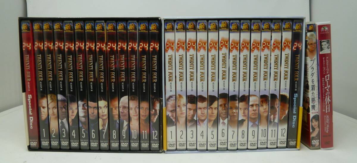 中古 TWENTY FOUR 24 DVD 海外ドラマ コレクターズBOX シーズンII シーズンⅢ+映画DVD2枚 [O-123]◆送料無料(北海道・沖縄・離島は除く)◆
