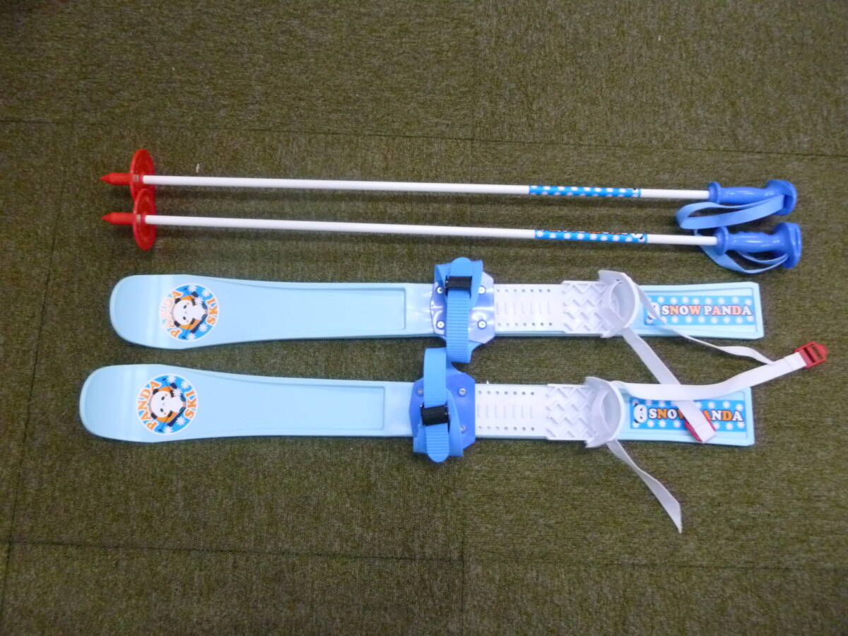 中古　キッズ　SNOWPANDA　スキー板セット　【P-88】送料無料（北海道・沖縄・離島・佐川急便中継料金がかかる地域は除く）