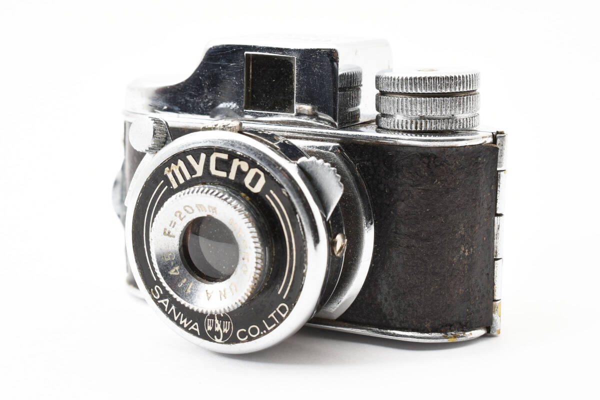 ＊E509＊SANWA サンワ mycro マイクロ PATENTS 豆カメラ トイカメラ レンズ UNA 1:4.5 F=20mm マイクロフィルムカメラ