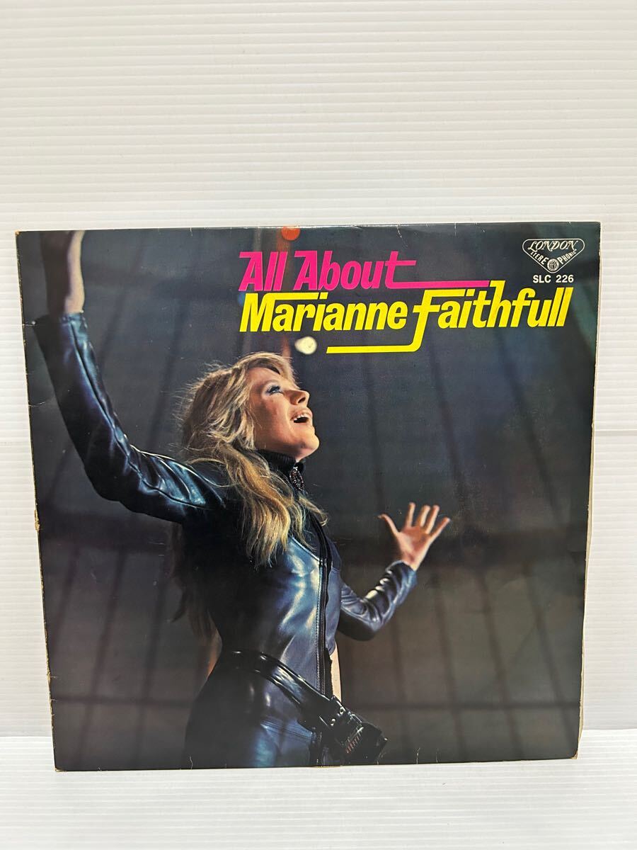 ◇B310◇ LP レコード マリアンヌ・フェイスフル All About Marianne Faithfull マリアンヌ・フェイスフルのすべて SLC-226