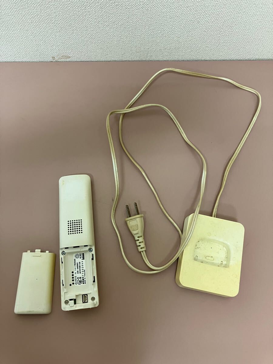 シャープFAX UX-D16CL用　コードレス電話機 JD-KS15 子機　中古品　電池無し※ジャンク※