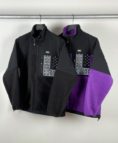 CHALLENGER　チャレンジャー　21/AW　CLG-JK　021-011　BANDANA　FLEECE　JACKET　バンダナフリースジャケット　Sサイズ　BLACK
