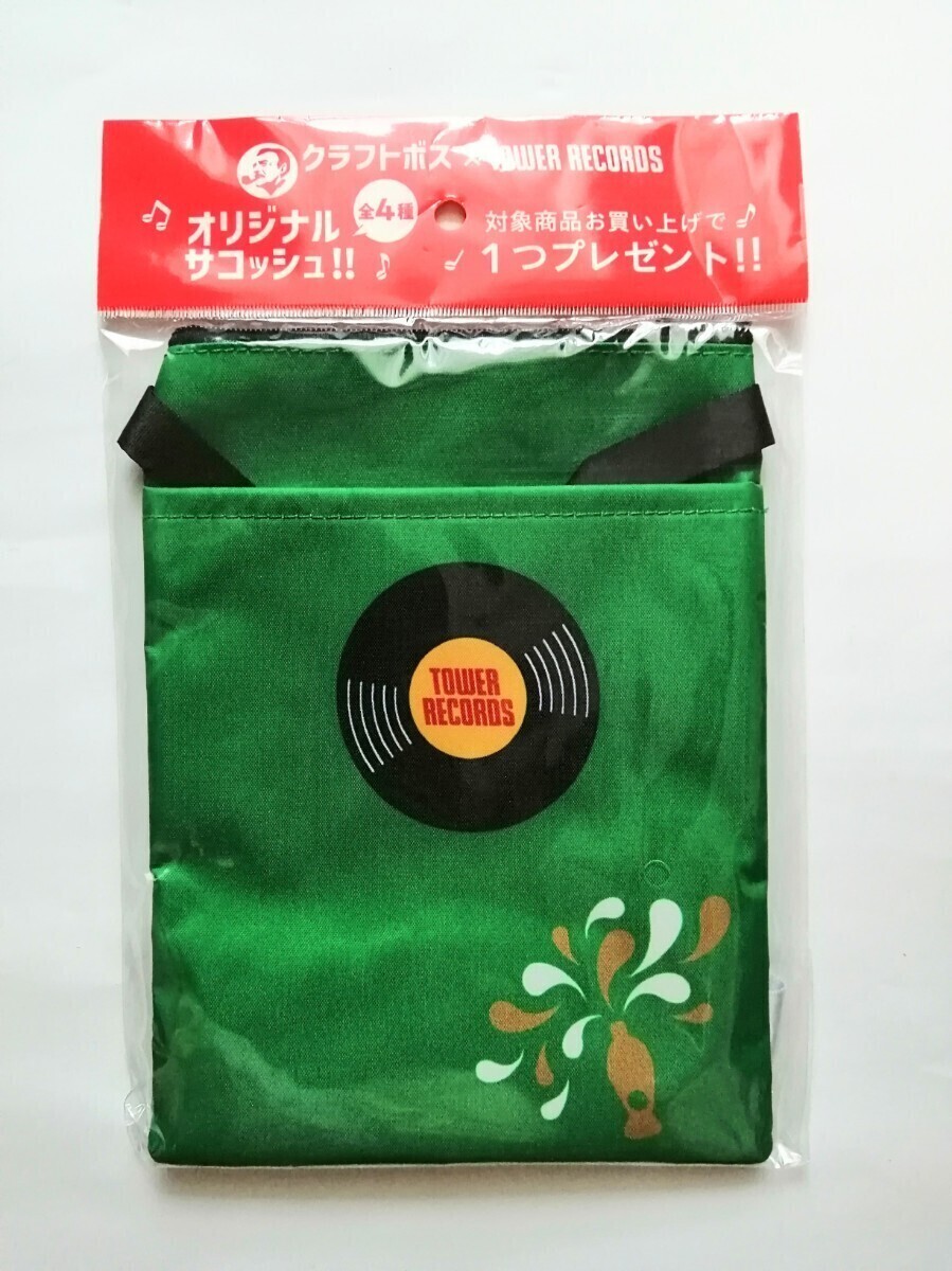 未開封新品「クラフトボス× TOWER RECORDS オリジナルサコッシュ」