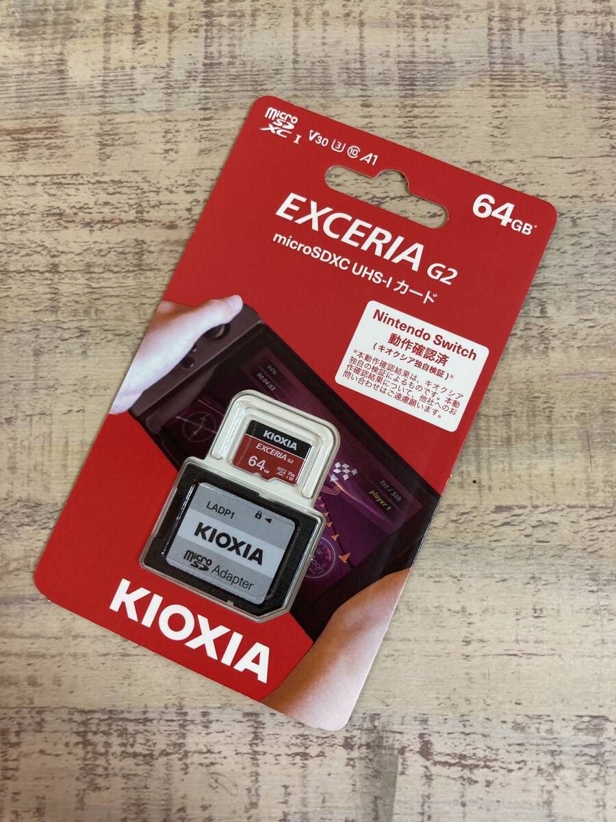☆未使用品　KIOXIA キオクシア　KMU-B064GR EXCERIA G2 micro SDXC UHS-Iカード　64GB micro SDカード④