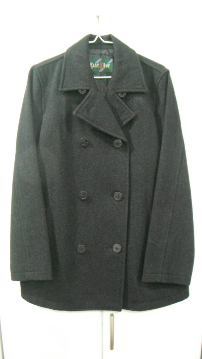 *** EAST BOY * ピーコート * チャコールグレー * 11号 * 定番Pコート * イーストボーイ * USED ***