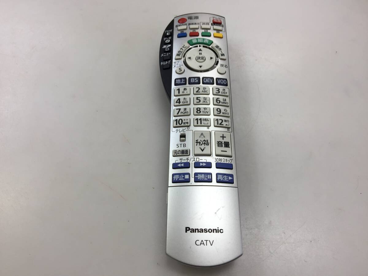 パナソニック CATVリモコン N2QAYB000375 中古品K650