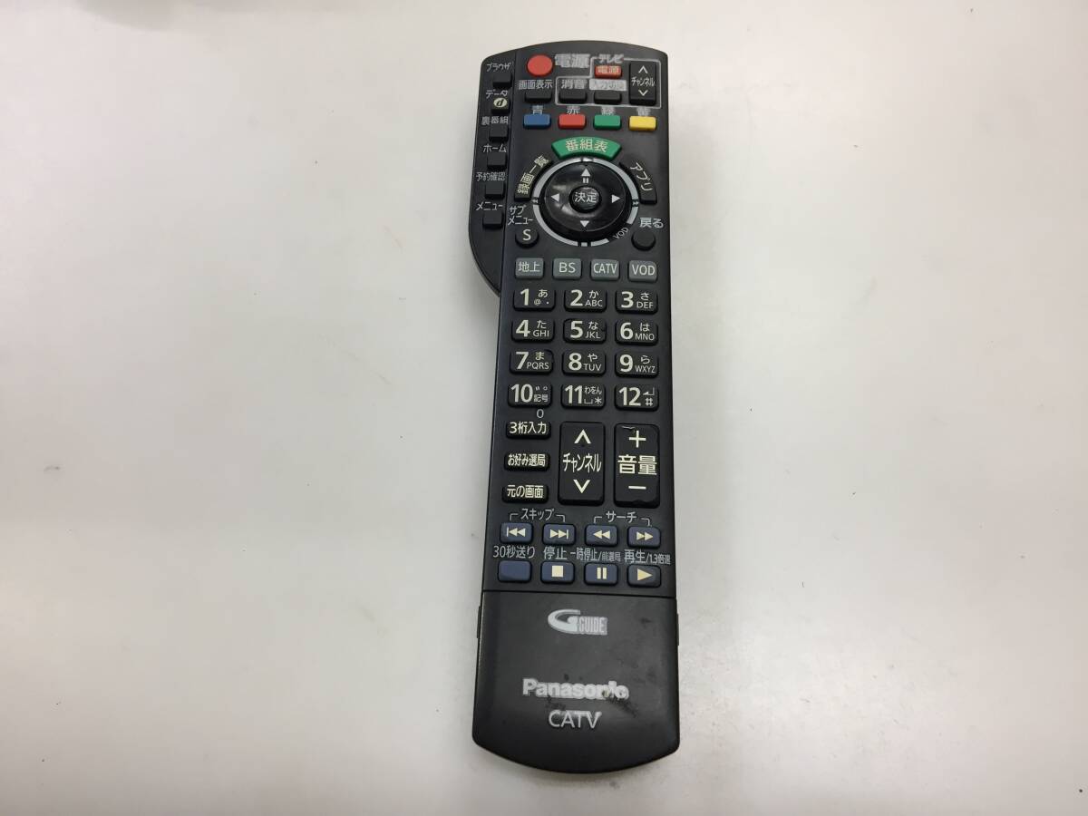 パナソニック CATV用リモコン N2QAYB001153 中古品K653