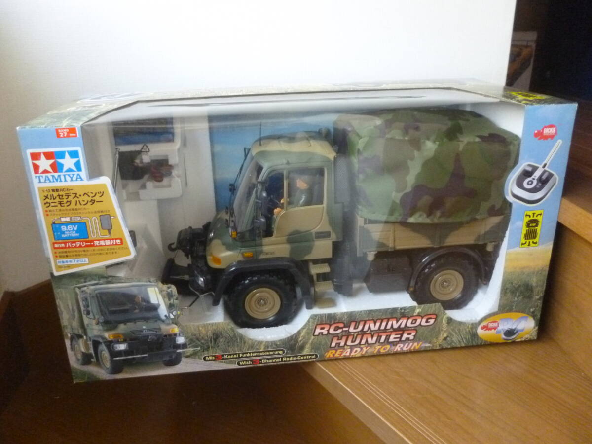 希少・新品・未開封／1/12　RC　メルセデス・ベンツ　ウニモグハンター　1台／タミヤ TAMIYA UNIMOG HUNTER