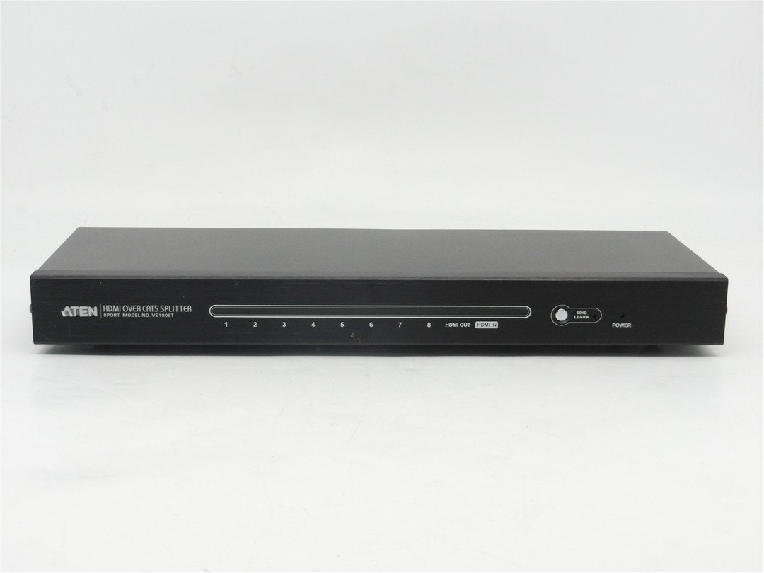 中古品　ATEN VS1808T 1入力8出力 Cat5タイプ HDMIビデオスプリッター　送料無料