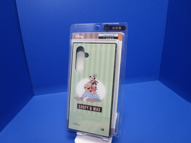 ingrem イングレム Galaxy A54 5G グーフィー マックス ディズニー かわいい スマホケース カバー 耐衝撃ハイブリッドケース KAKU 80年代