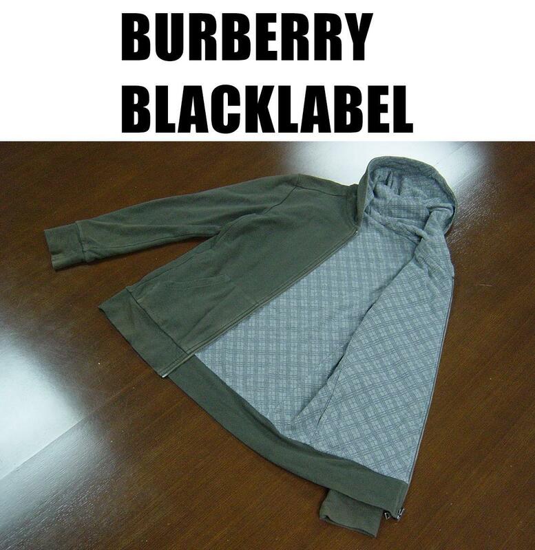 バーバリーブラックレーベルリバーシブルジップジャケット/BURBERRY BLACK LABEL/サイズ２/三陽商会