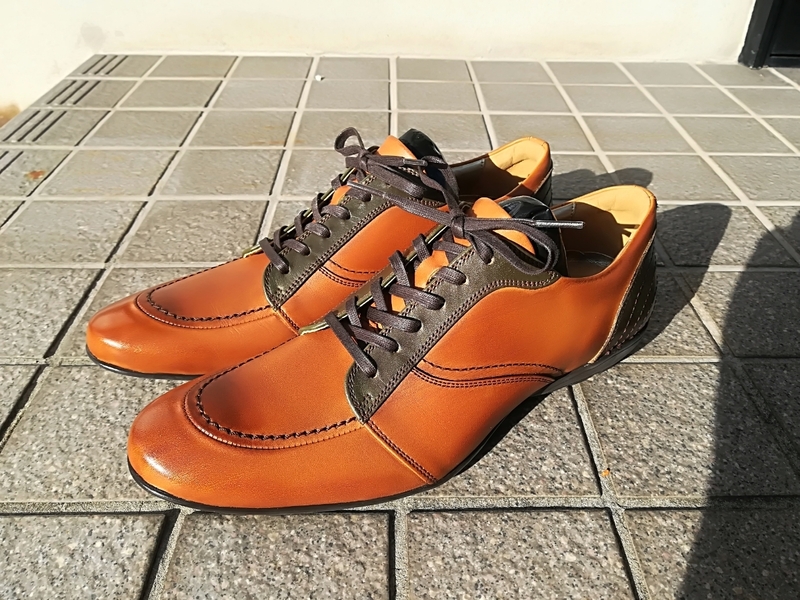 【新品未使用】正規品 ズオメン ZUO MEN 革靴 ライトブラウン 24.5cm