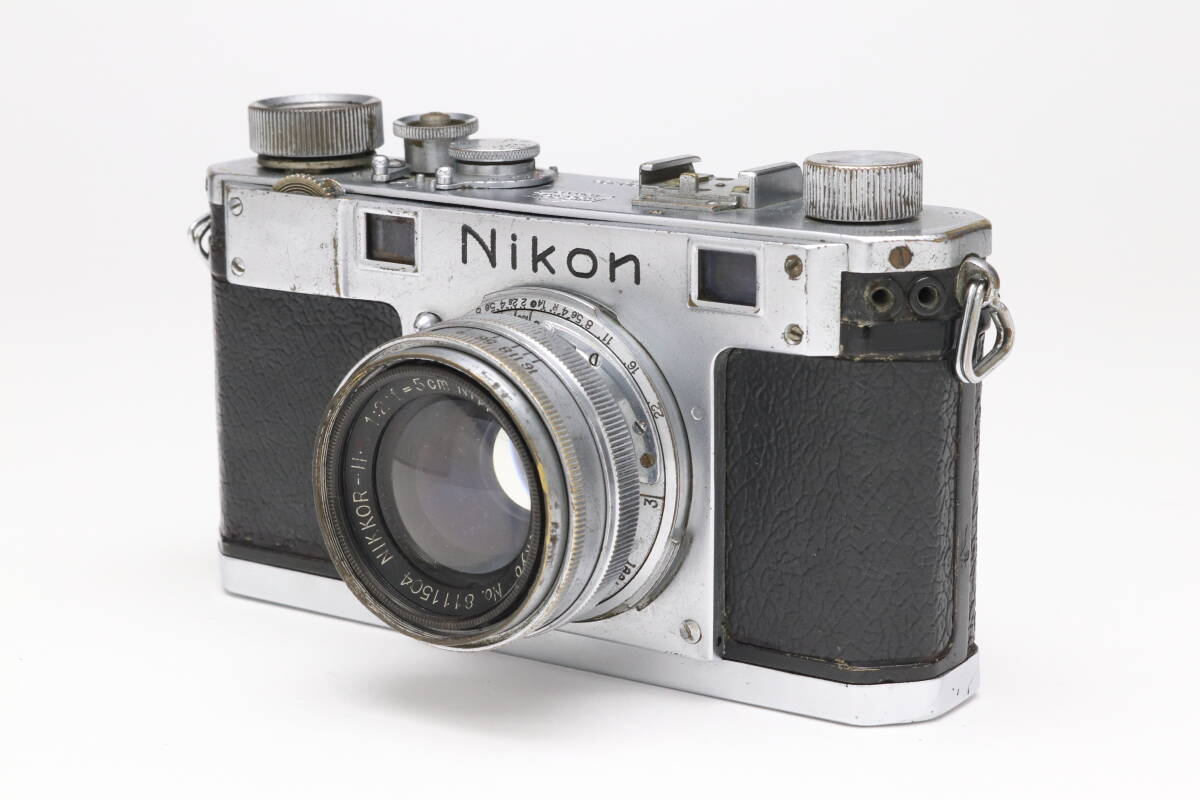 Nippon Kogaku Tokyo NIKKOR-H・C 5cm F2 811xxxx 捨て番 固定鏡胴 レア貴重 ニコン S レンジファインダー ボディはおまけ