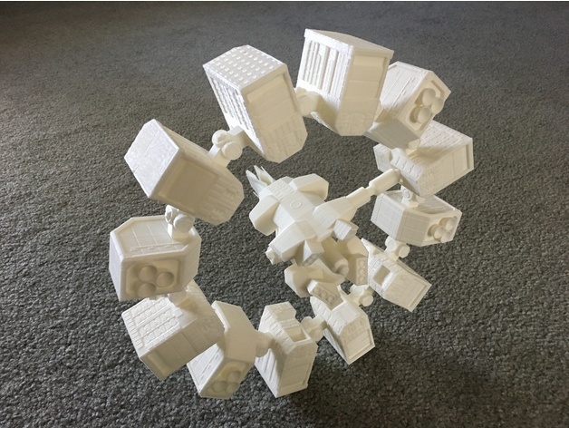 インターステラー エンデュランス号 25cm 3Dプリント 宇宙船 Interstellar Endurance Spacecraft クリストファー・ノーラン