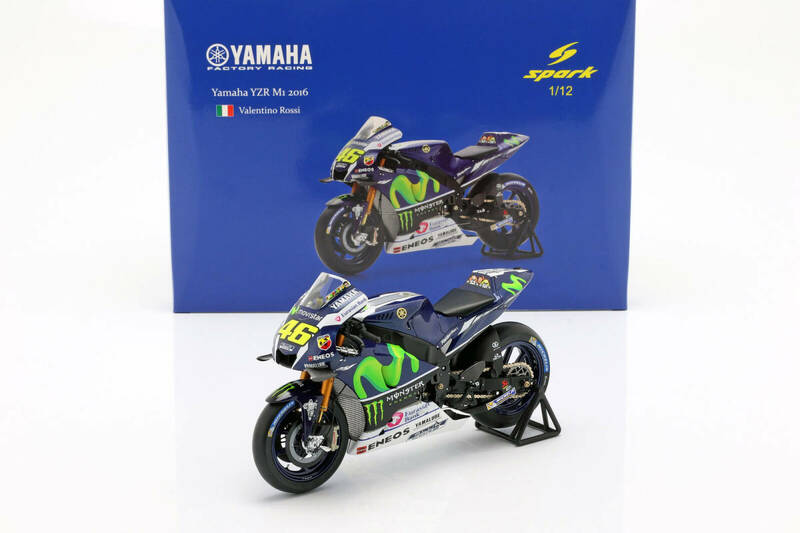 スパーク 1/12 ヤマハ YZR-M1 モビスター MotoGP スペインGP 2016 優勝車 Yamaha Movistar MotoGP winner Spanish GP 2016 Valentino Rossi