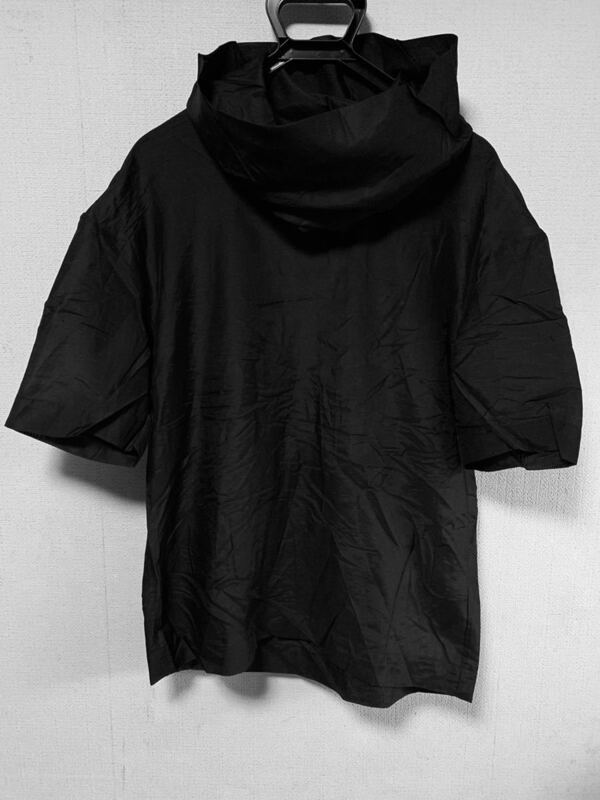 H&M エイチアンドエム カットソー シルク XS ブラック 黒