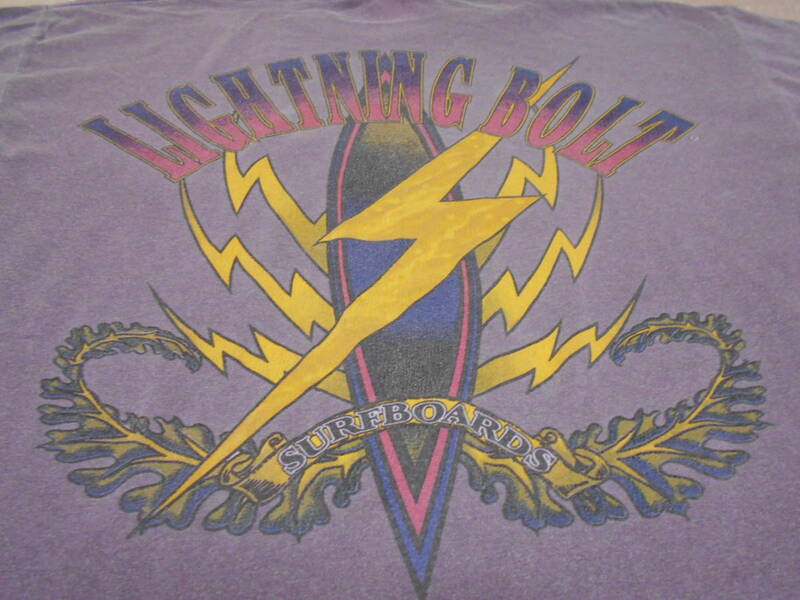 １９８０S Lightning Bolt ライトニングボルトTシャツ オールドサーフ オールドスケート ジェリーロペスGERRY LOPEZ MARK RICHARDS VINTAGE