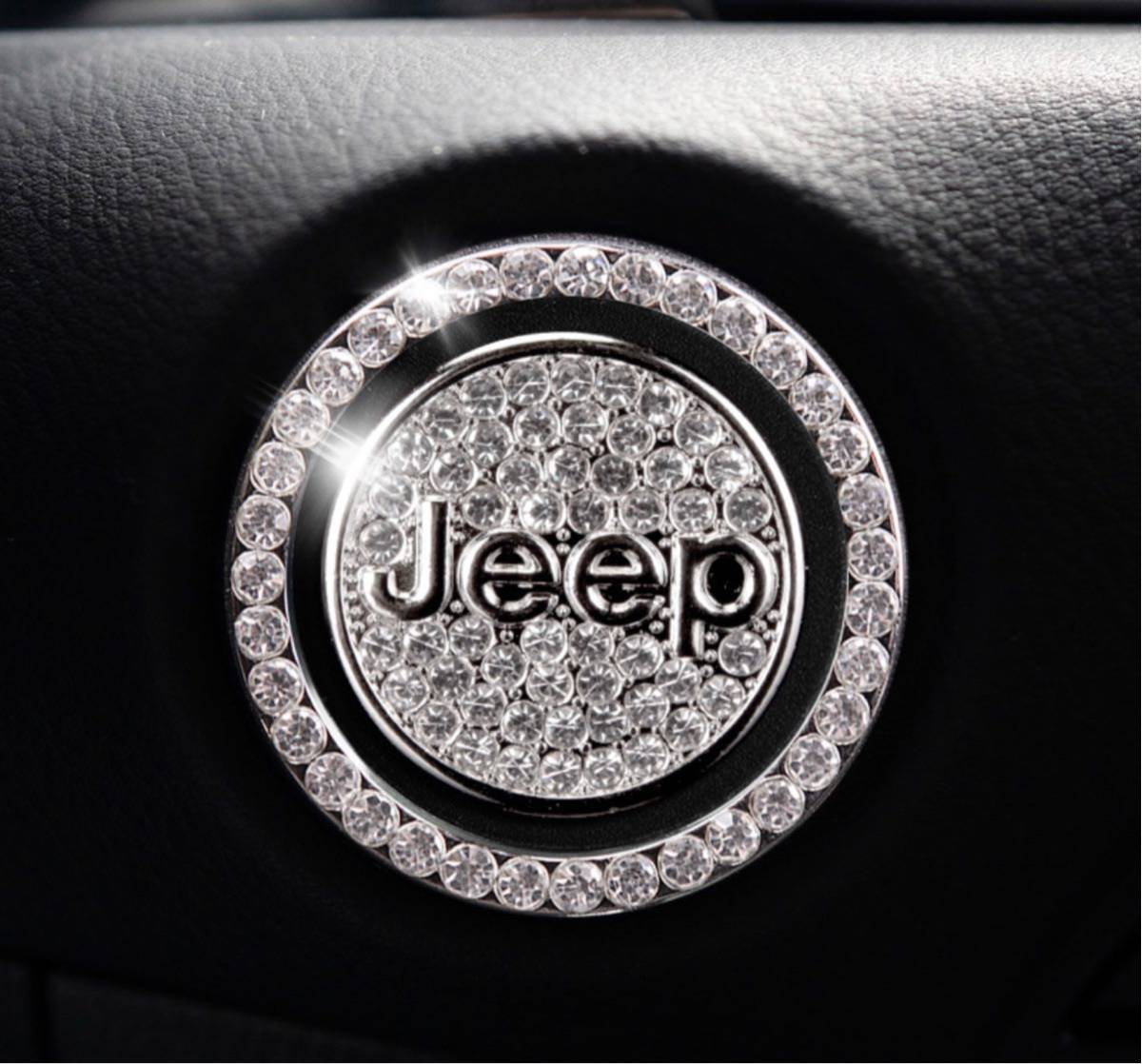 スワロフスキーエンジンスタートボタン Jeep ジープ