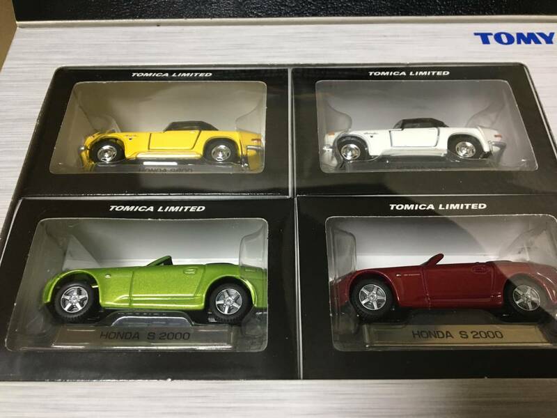 絶版 トミカリミテッド 　ホンダＳ８００　Ｓ２０００　４台セット　HONDA S800 S2000 4MODELS