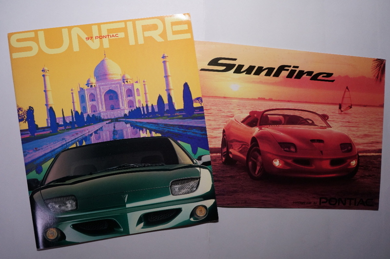 絶版車 本国カタログ ポンティアック サンファイア/Sunfire/コンバーチブル/クーペ/セダン/コンセプトカー リーフレット付き/1997年モデル
