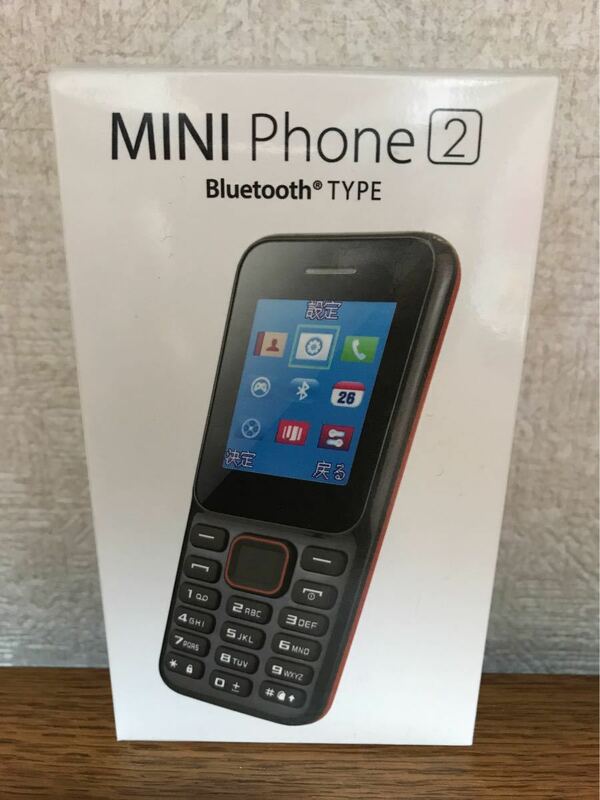新品未開封 【MINI Phone 2 Bluetooth TYPE BLACK(黒) 】送料300円 ②