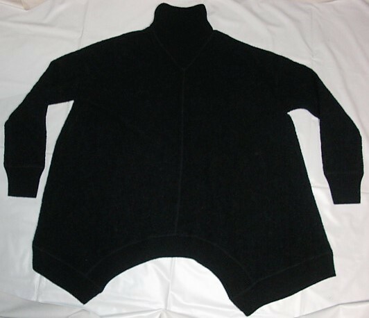 ゆうパック（おてがる版）送料込・アビィ AVIE レディース・黒ウールニット・セーター・サイズ38・USEDお買得です