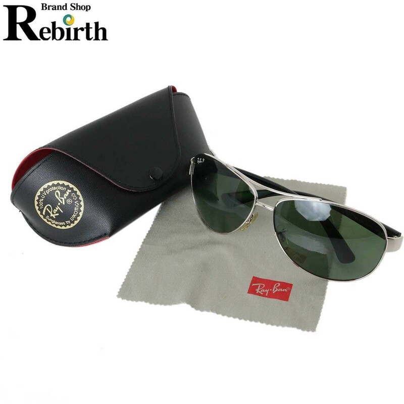 RAY-BAN/レイバン サングラス フレーム:ブラック×シルバー レンズ:グレー 67口13 RB3386 003/9A FS