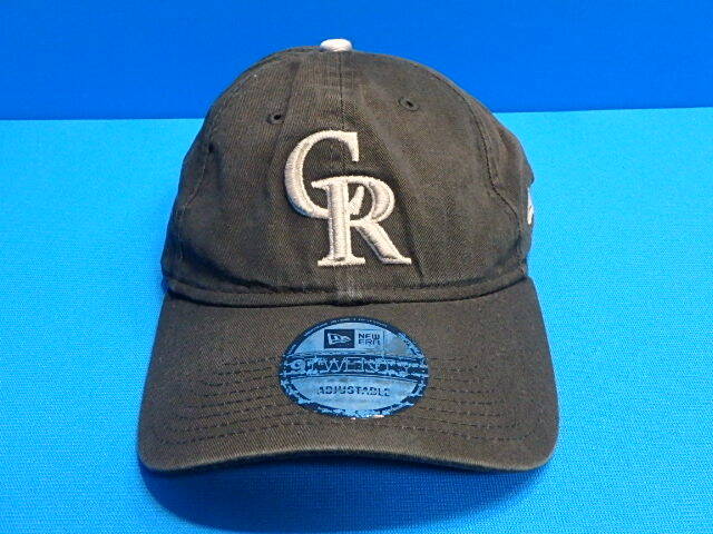 n410y　ニューエラ　NEW ERA　コロラド　ロッキーズ　9TWENTY　メンズ　帽子　Colorado Rockies　キャップ　黒　ブラック　(24-1001-3)