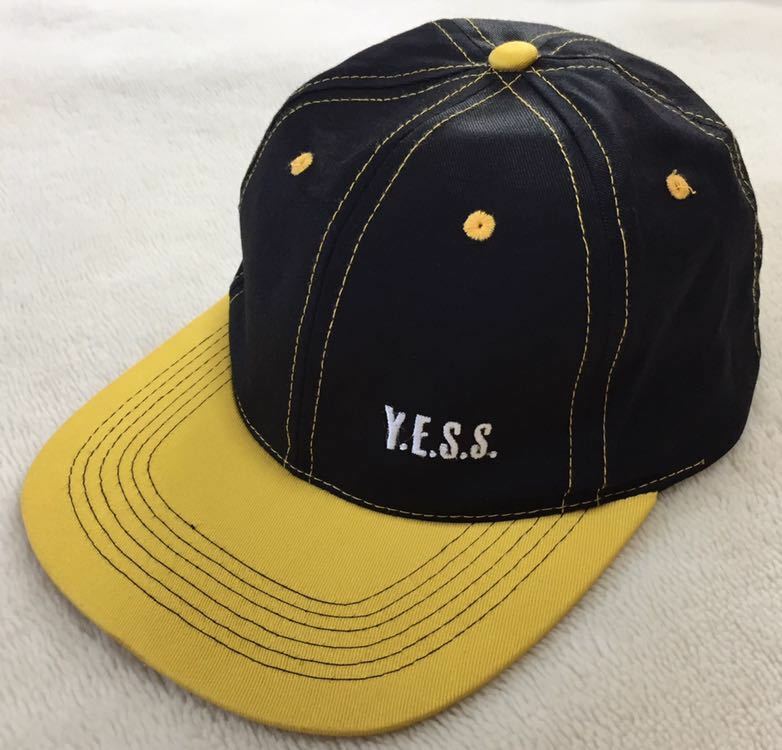 90s Y.E.S.S. YAMAHA YESS ヤマハ 90年代 帽子 キャップ 当時物 ビンテージ インターカラー ストロボカラー YZ TZ RZ RD 250 350 400 500