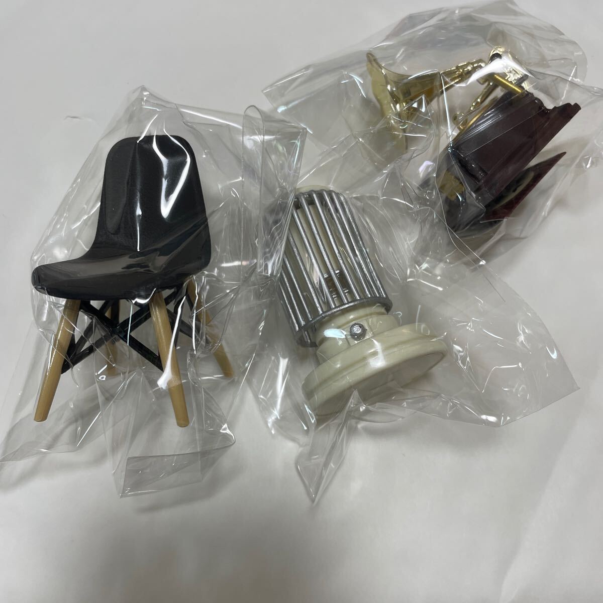 未開封品　リーメント 石油ストーブ　レコード　椅子　ミニチュア　明治のチョコで至福のおうち時間　