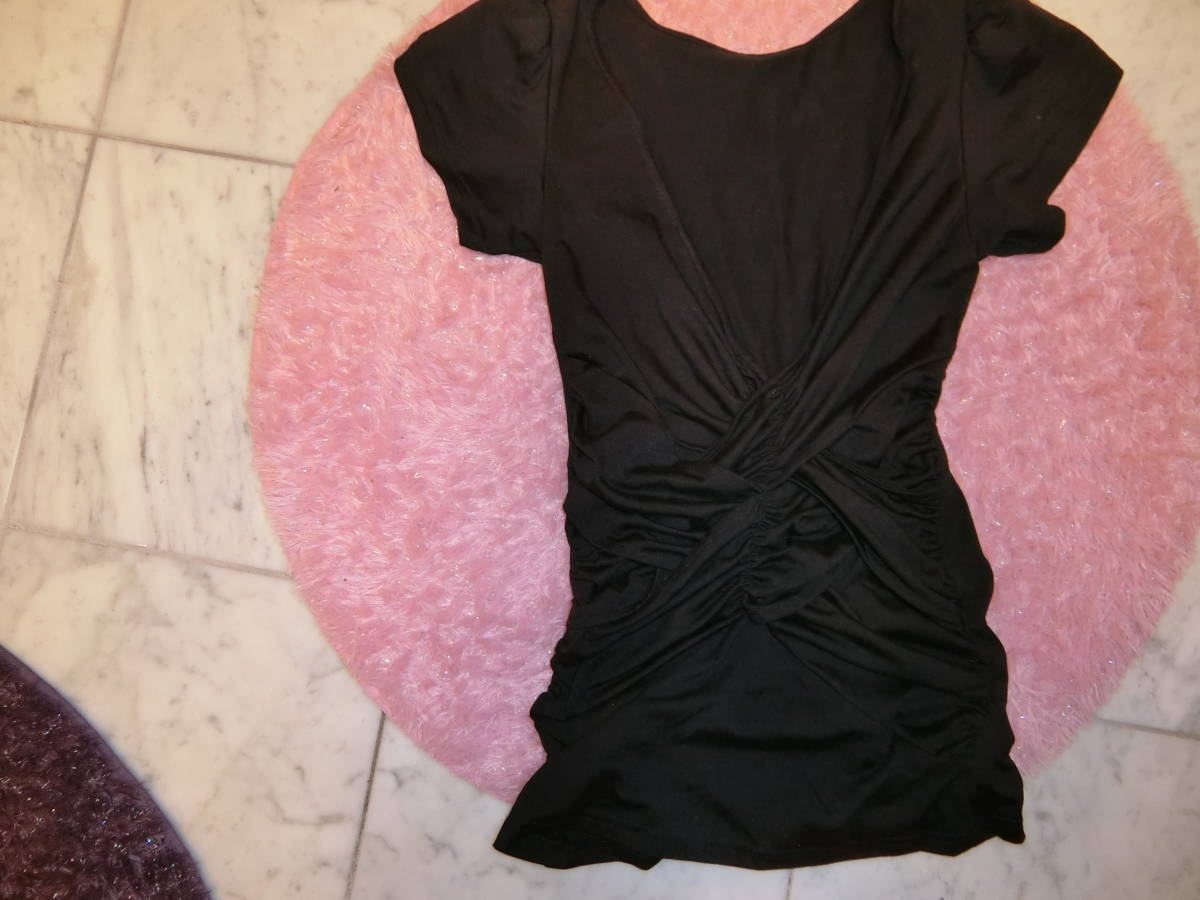 ウエストクロス　長袖Ｔシャツ　ツーウェイタイプ　size　S~M　黒