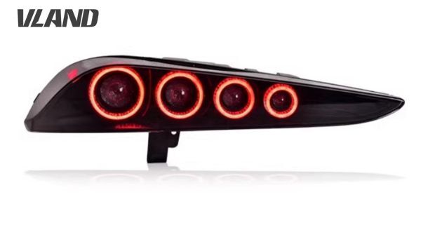 VLAND A90/91 GRスープラ LEDテールランプ 流れるウインカー オープニング機能搭載切替可能 カスタム ドレスアップ シーケンシャル(0568)