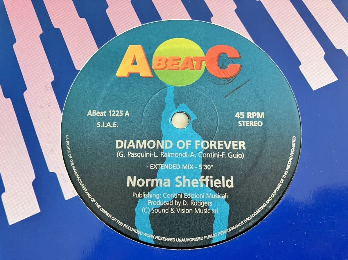 【伊Ori】Norma Sheffield / Diamond Of Forever(Extended)/Ladies(Extended)12inch ABEATC ITALY Abeat1225 96年Hi-NRGSUPER EUROBEAT